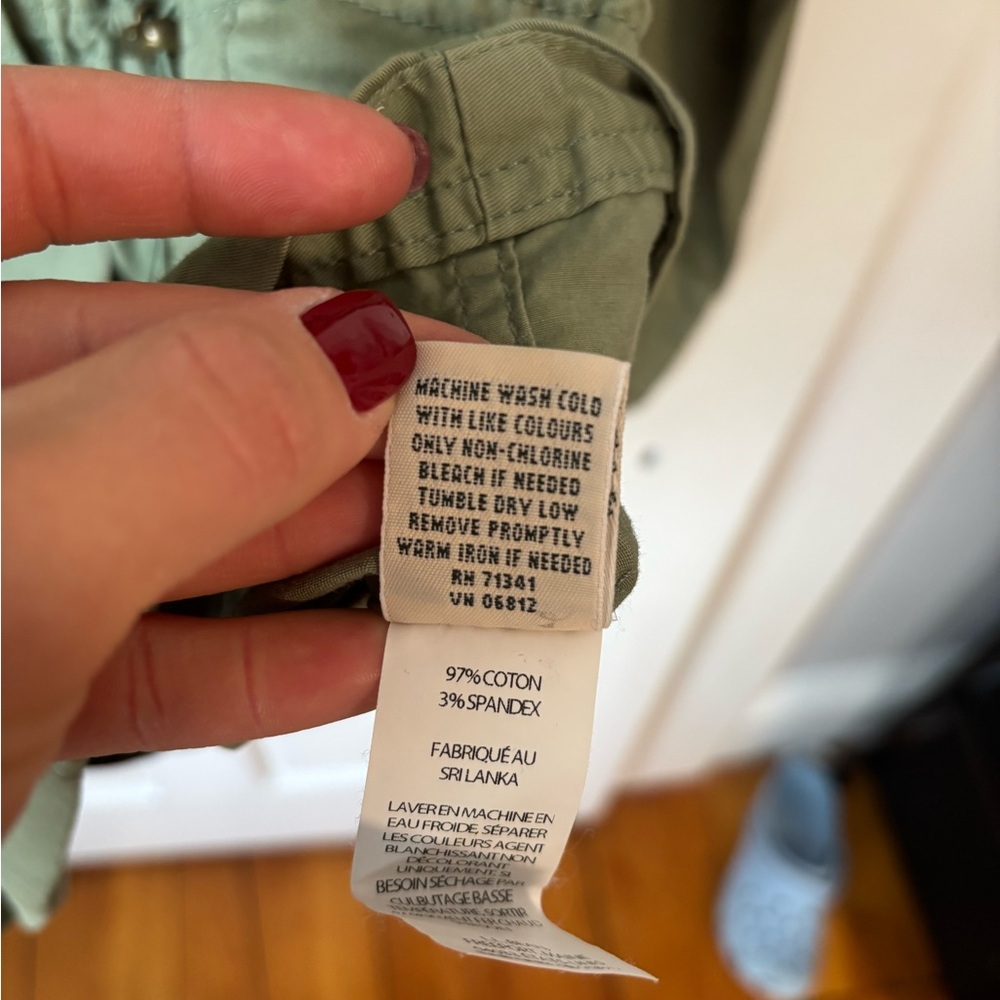 L.L. Bean Sage Green Utility Jacket - Picture 6 of 6